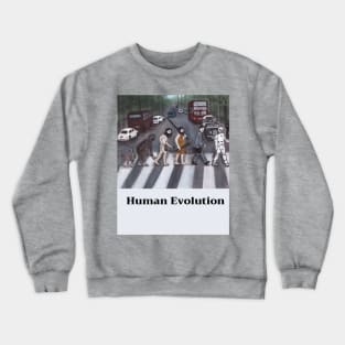 Human Evolution Crewneck Sweatshirt